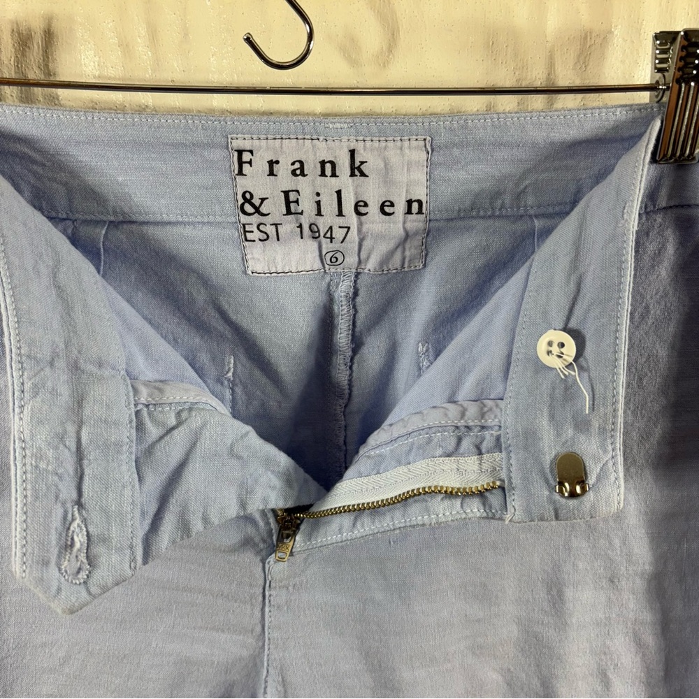 Frank & Eileen Kinsale Pant Light Blue 6 - Picture 3 of 5